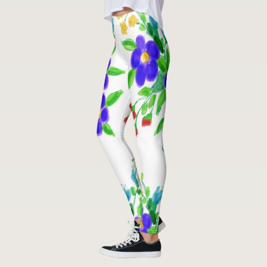 Colorful Flowered Girly Leggings (Links)