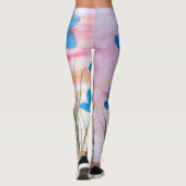 Colorful Flowered Leggings (Achterkant)