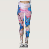 Colorful Flowered Leggings (Voorkant)