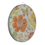 Colorful Flowers and Butterflies Dartbord (Voorkant Links)