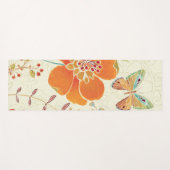 Colorful Flowers and Butterflies Yogamat (Voorkant (horizontaal))