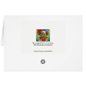 [Colorful Flowers] Bloeding Heart Wenskaart (Achterkant Horizontaal)