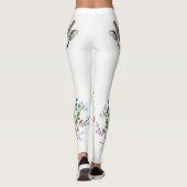 Colorful Flowers Bouquet Giraffe - Drawing Modern Leggings (Achterkant)
