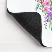 Colorful Flowers Bouquet Giraffe - Drawing Modern Muismat (Hoek)