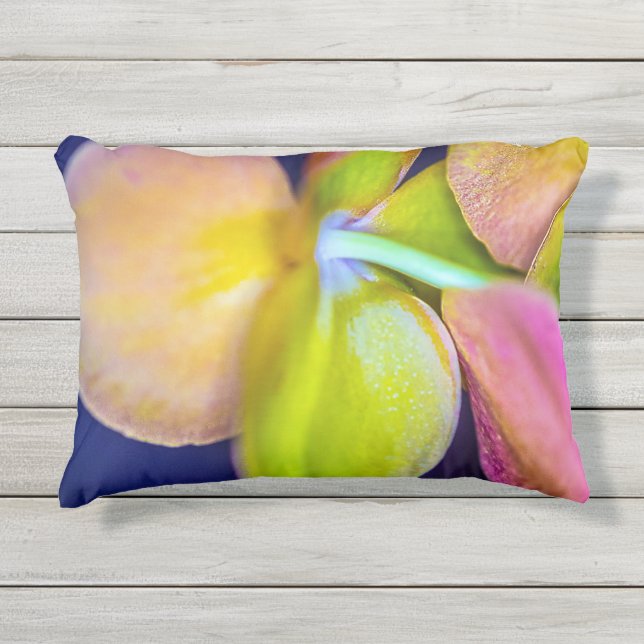 Colorful Flowers Buitenkussen (Voorkant)