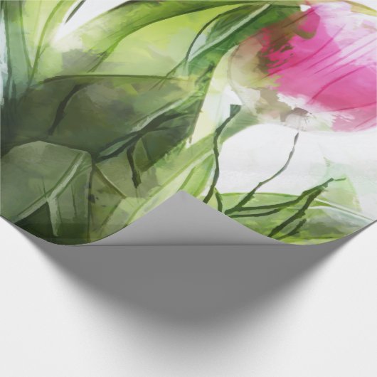 Colorful Flowers Cadeaupapier (Hoek)