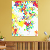 Colorful Flowers Canvas Afdruk (Insitu (Woonkamer))