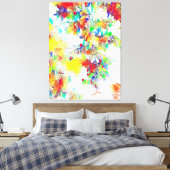 Colorful Flowers Canvas Afdruk (Insitu (Slaapkamer))
