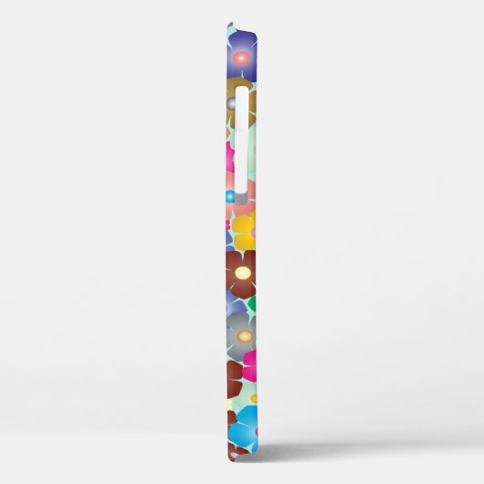 Colorful Flowers Case-Mate iPhone Case (Achterkant / Links)