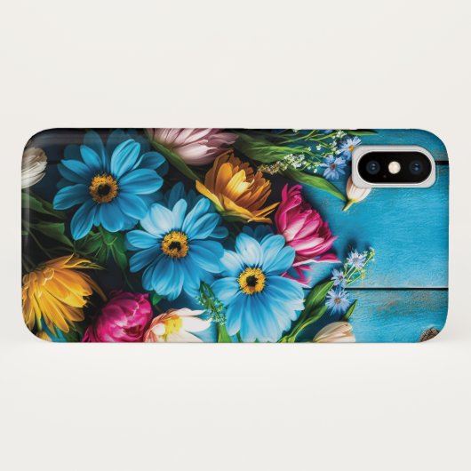 Colorful Flowers Case-Mate iPhone Case (Achterkant (horizontaal))