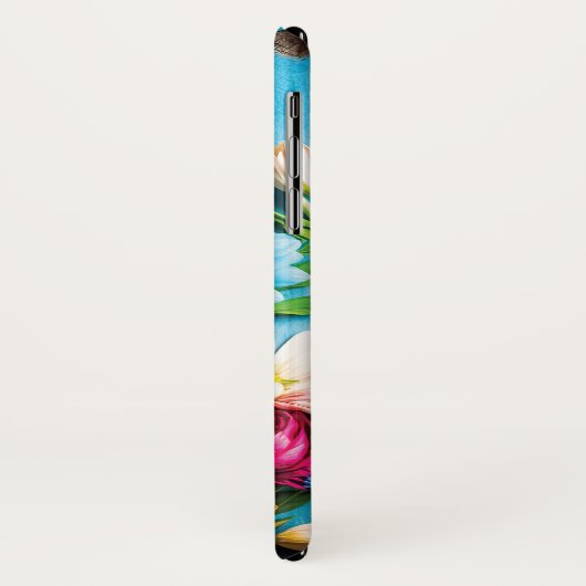 Colorful Flowers Case-Mate iPhone Case (Achterkant/links)