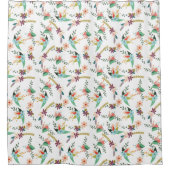 Colorful Flowers Douchegordijn (Voorkant)