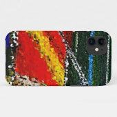 Colorful Flowers Field Painting iPhone Case (Achterkant (horizontaal))