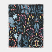 Colorful Flowers Fleece Blanket (Voorkant)