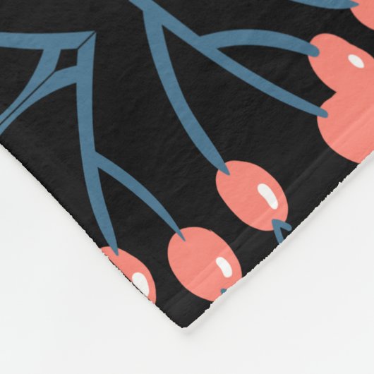 Colorful Flowers Fleece Blanket (Hoek)