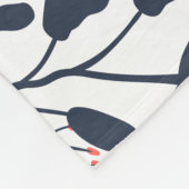 Colorful Flowers Fleece Blanket Deken (Hoek)