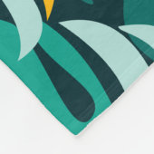 Colorful Flowers Fleece Deken (Hoek)