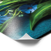 Colorful Flowers Foto Afdruk (Hoek)