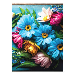 Colorful Flowers Foto Afdruk