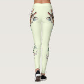 Colorful Flowers Giraffe Leggings Spring Design (Achterkant)