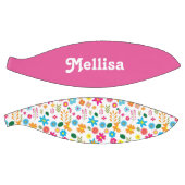 Colorful Flowers Girly Custom Basketbal (Panelen)