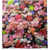 Colorful Flowers in Bloom Floral Bouquet Douchegordijn (Voorkant)