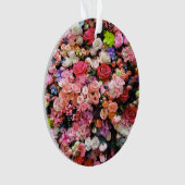Colorful Flowers in Bloom Floral Bouquet Ornament (voorkant)
