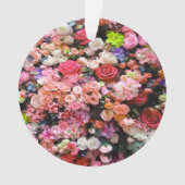 Colorful Flowers in Bloom Floral Bouquet Ornament (voorkant)