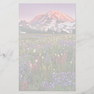 Colorful Flowers in Rainier National Park Briefpapier