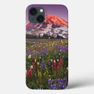 Colorful Flowers in Rainier National Park iPhone 13 Hoesje