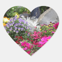 Colorful Flowers in Skagway Park, Alaska