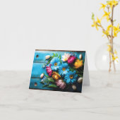 Colorful Flowers Kaart (Gele Bloem)