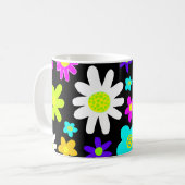Colorful Flowers Koffiemok (Voorkant links)