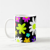 Colorful Flowers Koffiemok (Links)
