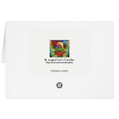 [Colorful Flowers] Lantana camara - Wenskaart (Achterkant Horizontaal)