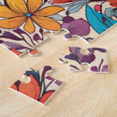 Colorful Flowers Legpuzzel (Zijkant)