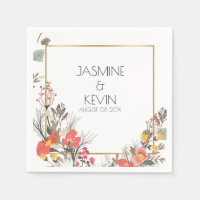 Colorful Flowers Lijst Gold Accent