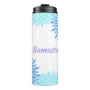 Colorful Flowers Namaste Thermosbeker