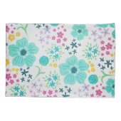Colorful Flowers Patroon Kussensloop (Achterkant)