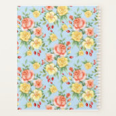 Colorful Flowers Planner (Achterkant)