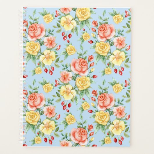 Colorful Flowers Planner (Voorkant)