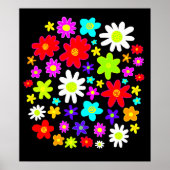 Colorful Flowers Poster (Voorkant)