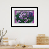 Colorful Flowers Poster (Keuken)