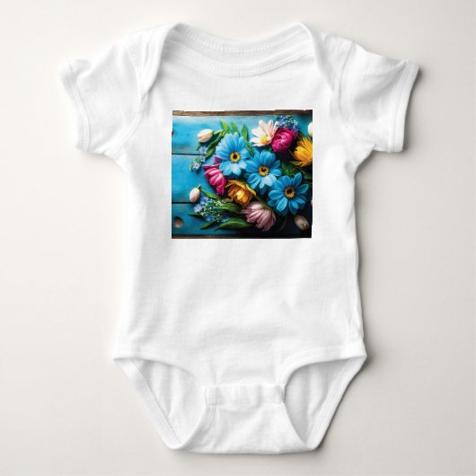 Colorful Flowers Romper (Voorkant)