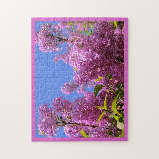 [Colorful Flowers] Roze Lila Syringa Legpuzzel (Verticaal)