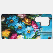 Colorful Flowers Samsung Galaxy Hoesje (Achterkant horizontaal)