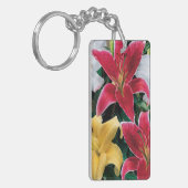 Colorful Flowers Sleutelhanger (Voorkant Links)