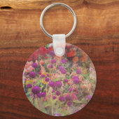Colorful Flowers Sleutelhanger (Voorkant)