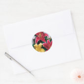 Colorful Flowers Stickers (Envelop)