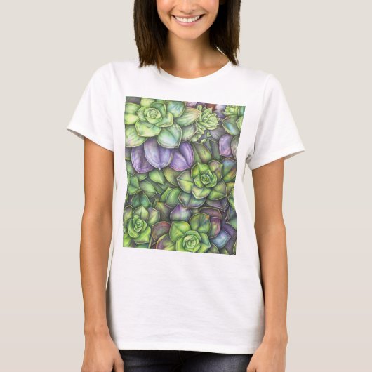Colorful Flowers T-Shirt (Voorkant)
